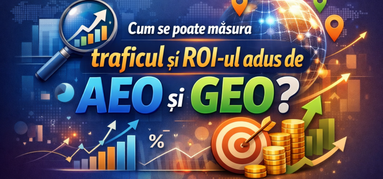 Cum se poate măsura traficul și ROI-ul adus de AEO și GEO?